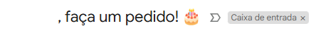 Print do cabeçalho do e-mail marketing da Stix convidando a fazer um pedido